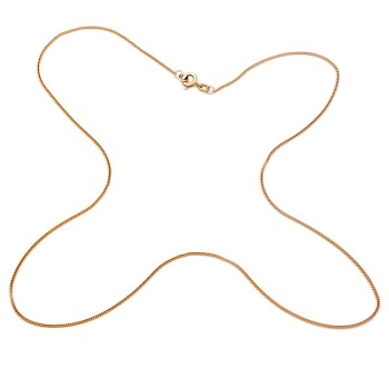 9ct Rose Gold 20 inch Curb Chain